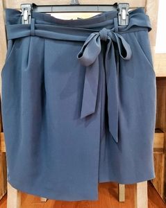 Francesca's boutique Harper navy skirt with pocket